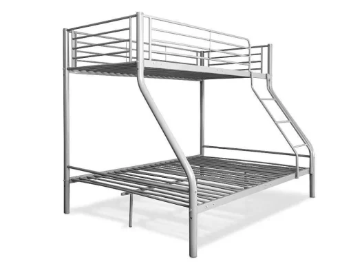 Beliche Duplo Metalico Para 3 Péssoas, 200X145X96Cm Cinza
