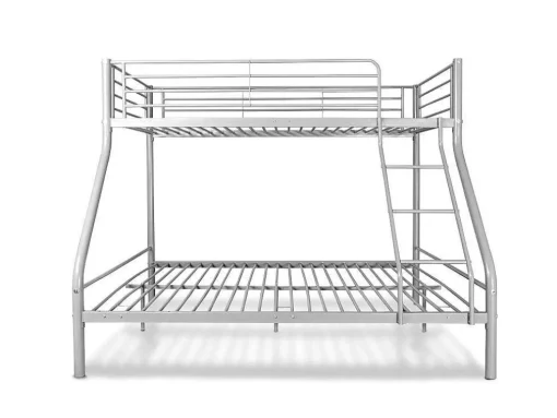 Beliche Duplo Metalico Para 3 Péssoas, 200X145X96Cm Cinza