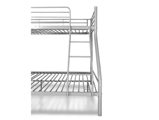 Beliche Duplo Metalico Para 3 Péssoas, 200X145X96Cm Cinza