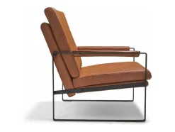 Bradford - Cadeirão De Design Retro Em Pele Sintética