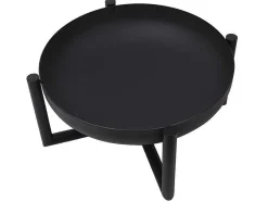 Braseiro De Jardim Redondo Em Aco Ogma - D.60 Cm X A.30 Cm - Preto