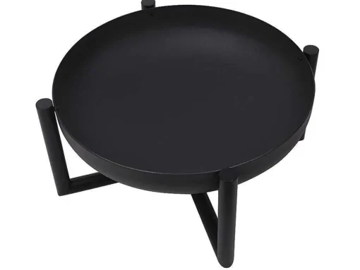 Braseiro De Jardim Redondo Em Aco Ogma - D.60 Cm X A.30 Cm - Preto