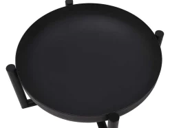 Braseiro De Jardim Redondo Em Aco Ogma - D.60 Cm X A.30 Cm - Preto
