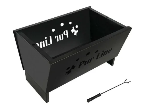 Brasero 2 En 1 Transformable En Refrigerateur En Acier Noir