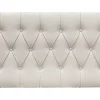 Cabeceira Estofada Em Couro Bege (160X60 (Para 150 Camas)