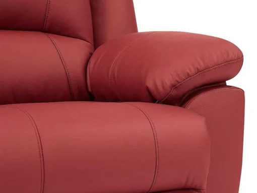 Cadeirão Relax Em Pele Vermelho - Aroma
