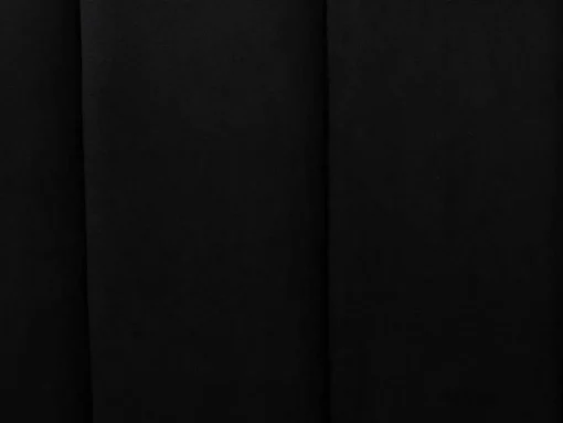 Cama Com Cabeceira De Cama Com Costuras Verticais De 160 X 200 Cm Em Veludo Cor Preto E Dourado - Clarisse