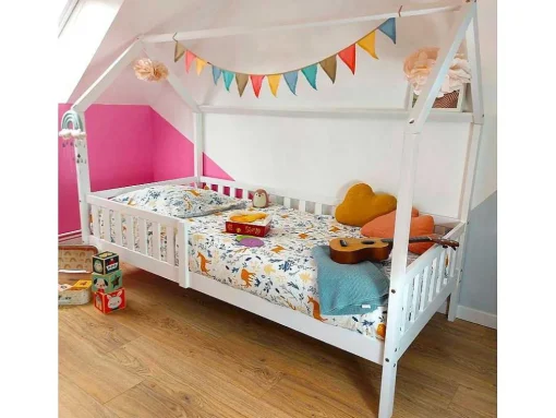 Cama De Criança 190X90Cm Branco Marceau