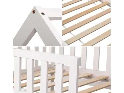 Cama De Criança 190X90Cm Branco Marceau