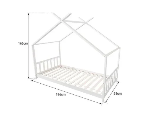 Cama De Criança 190X90Cm Gaspard Branco