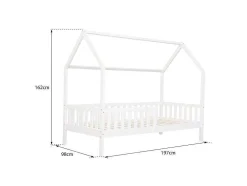 Cama De Madeira Marceau Para Crianças 190X90Cm