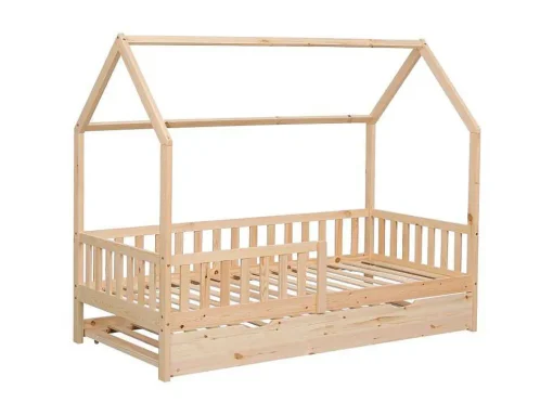 Cama De Madeira Marceau Para Crianças 190X90Cm