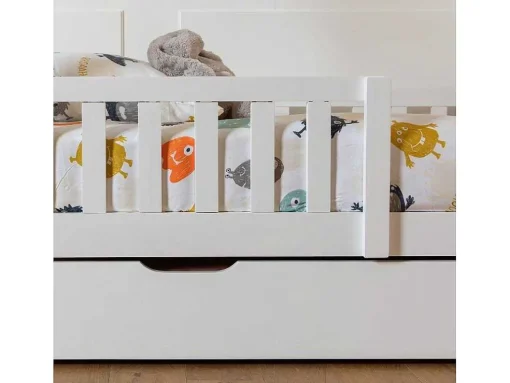 Cama De Nidificacao Para Crianças 190X90Cm Branco Marceau