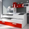 Cama Dupla Adams (190 90 Cm)(Vermelho)