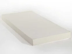Cama Dupla Banco De 2X90X190 Cm Em Tecido Cinza + Colchão - Louise