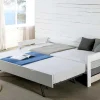 Cama Dupla Banco 2X90X190 Cm Mdf Branco - Celiane