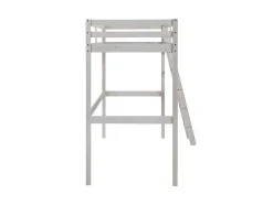 Cama Mezzanine 90X190 Cm Em Pinho Macico Esbranquicado - Gedeon