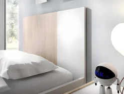 Cama Para Crianças 2X90X190 Cm Em Natural E Branco - Sonia