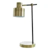 Candeeiro De Mesa Estilo Vintage Anticaire - Ferro - 26X15X45 Cm - Dourado