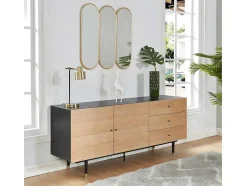 Candeeiro De Mesa Estilo Vintage Anticaire - Ferro - 26X15X45 Cm - Dourado