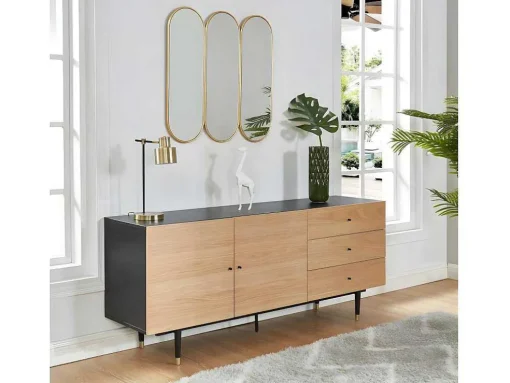 Candeeiro De Mesa Estilo Vintage Anticaire - Ferro - 26X15X45 Cm - Dourado