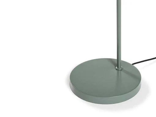 Candeeiro De Pe Estilo Vintage Otilie - Metal - 35 X 25 X 154 Cm - Verde Azeitona E Dourado