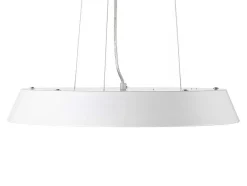 Candeeiro Suspenso Com Leds Metal E Aluminio D45 Cm Branco E Natural - Derry