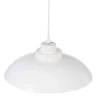 Candeeiro Suspenso Em Metal D34 X A120 Cm Branco - Briliva