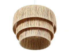 Candeeiro Suspenso Em Rafia D30 X A171 Cm Natural - Sarnia
