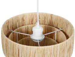 Candeeiro Suspenso Em Rafia D30 X A171 Cm Natural - Sarnia