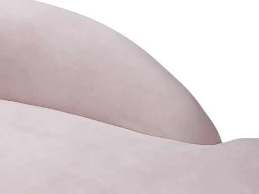 Chaise Longue Direita Veludo Cor-De-Rosa - Lonigo De Pascal Morabito