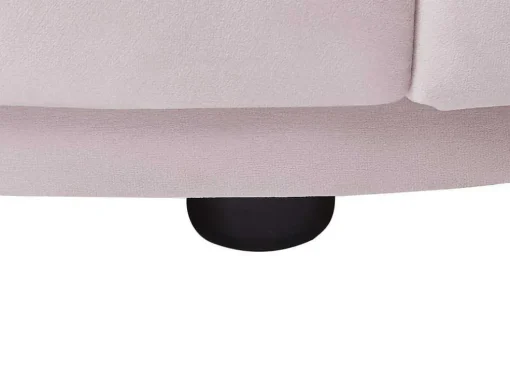 Chaise Longue Direita Veludo Cor-De-Rosa - Lonigo De Pascal Morabito