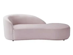 Chaise Longue Direita Veludo Cor-De-Rosa - Lonigo De Pascal Morabito