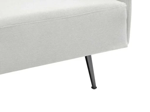 Chaise-Longue Direita Em Tecido Creme - Napasa