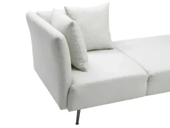 Chaise-Longue Direita Em Tecido Creme - Napasa