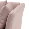 Chaise-Longue Esquerda Em Tecido Cor-De-Rosa - Napasa