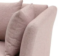 Chaise-Longue Esquerda Em Tecido Cor-De-Rosa - Napasa