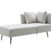 Chaise-Longue Esquerda Em Tecido Creme - Napasa