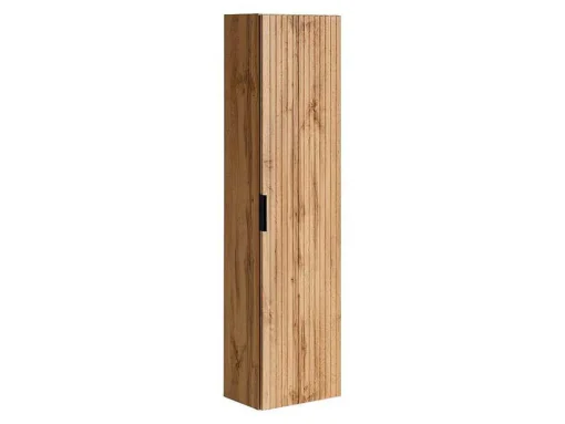 Coluna De Casa De Banho Suspensa Estriada Natural Claro A140 Cm - Zevara