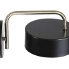 Conjunto De 2 Apliques De Parede Vintage Em Metal C24 X A14,5 Cm Preto E Dourado - Otilie