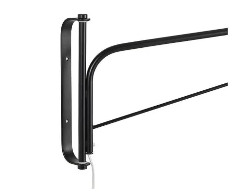 Conjunto De 2 Apliques De Parede Moveis Metal, C65 X L10 X A25 Cm, Preto E Acobreado - Colwood