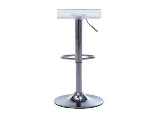 Conjunto De 2 Bancos Altos Oliver - Acrilico - Transparente