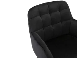 Conjunto De 2 Bancos Altos Em Veludo E Metal Cor Preto - Pega De Pascal Morabito