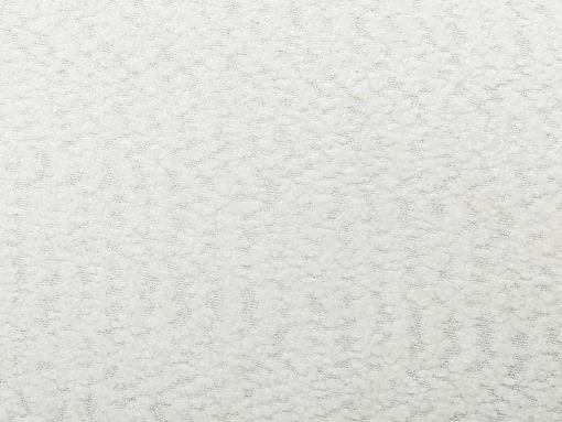 Conjunto De 2 Bancos Altos Em Tecido Boucle E Metal Branco - Doraliz