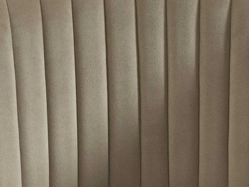 Conjunto De 2 Cadeiras Em Veludo E Metal Dourado, Cor Bege - Madolia De Pascal Morabito