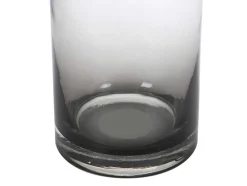 Conjunto De 2 Vasos Em Vidro De Cor A. 25 E A. 30 Cm Vidro Cinzento Fumado - Valoit