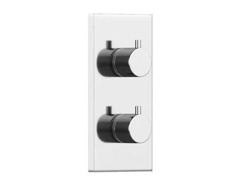 Conjunto De Duche Encastravel Com Torneira Misturadora Termostatica Cor Niquel Escovado - Timavo
