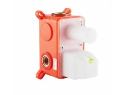 Conjunto De Duche Encastravel Com Torneira Misturadora Mecanica Dourado Acabamento Escovado - Tamise