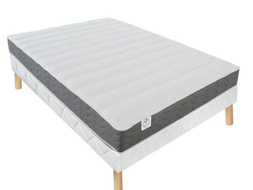 Conjunto Sommier + Colchão Espuma Hd + Memória De Forma + Tecido 3D Respiravel Heaven Da Dreamea - 140 X 190 Cm
