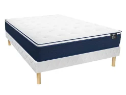 Conjunto Sommier + Colchão De Molas Ensacadas E Sobrecolchão Integrado 160X200 Cm - Altier Da Dreamea